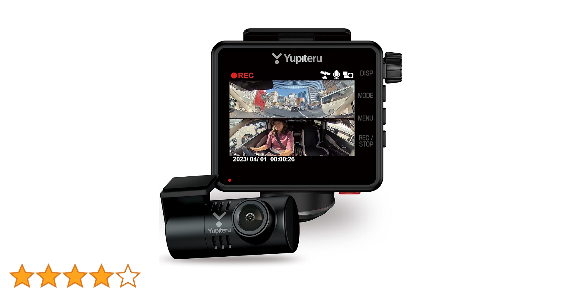 YupiteruユピテルQ-32R全周囲360°＆リアカメラドライブレコーダー Q-32R 機能・仕様｜全周囲360°&リアカメラドライブレコーダー